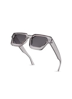 FEISEDY Unisex Sunglasses, Retro Square Oversized Sunglasses for Women Men, UV Protection Anti Eyestrain Fashion Shade, for Driving Traveling, Partty Sun Glasses, All-Match Eyewear B2385  - Image 2
