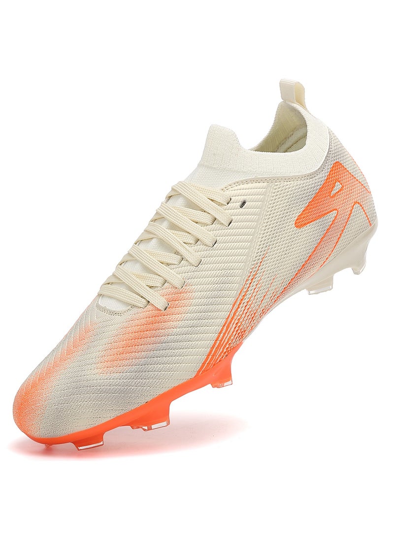 Sky View Men's Soccer Shoes AG FG Long Spikes Men's and Women's Low-Top Students Game Sports Training Soccer Cleats Shoes  - Image 1