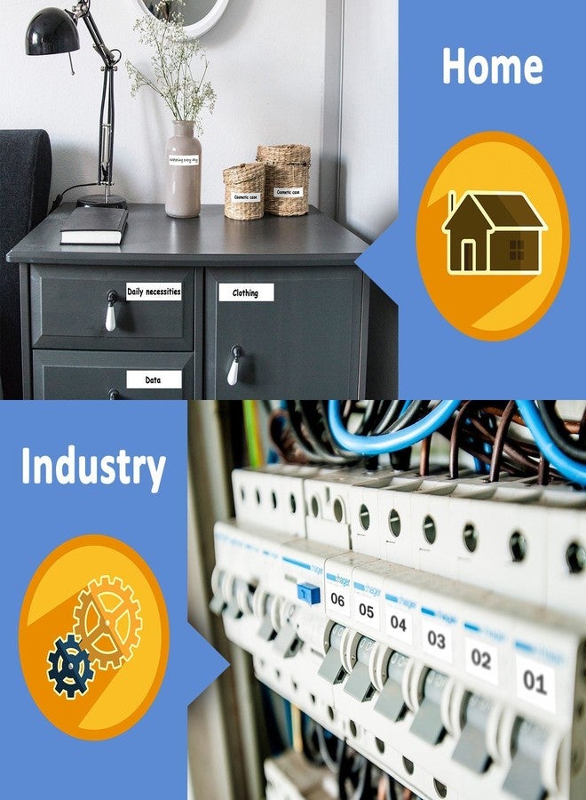 GREENCYCLE 2 Pack Compatible for Brother TZ 621 TZE621 Labeling Tape for P-Touch Label Maker Black On Yellow Label 9mm 0.35" - Image 5