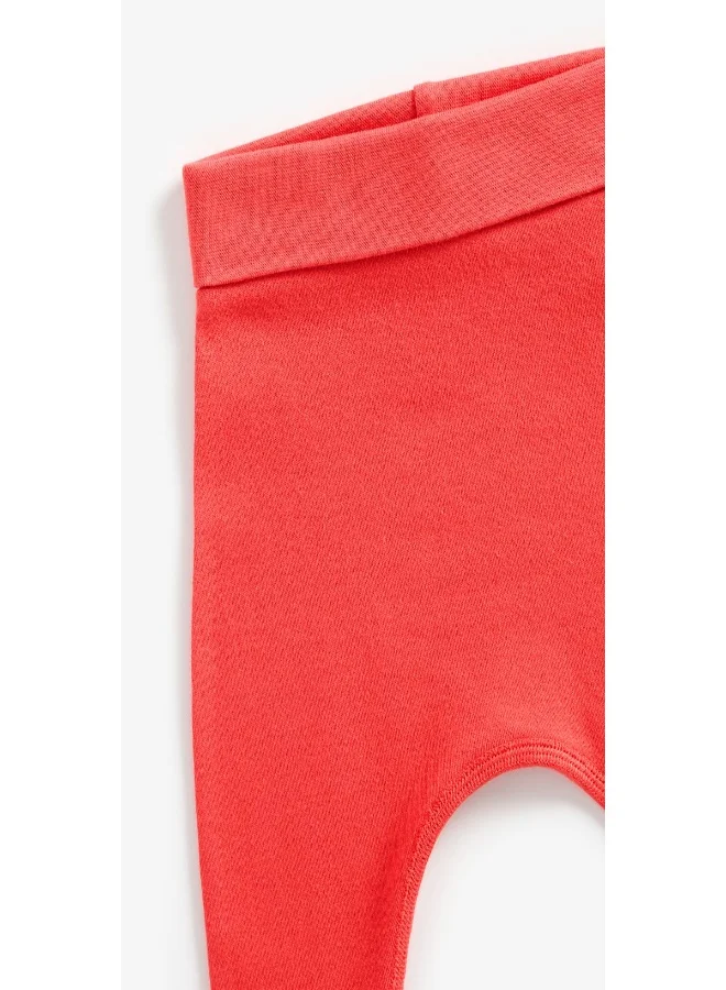 mothercare Red Organic Cotton Joggers