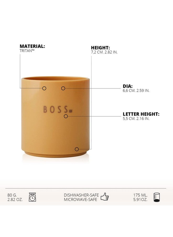 Design Letters Mini favourite Tritan sippy cup for kids (Mustard) | Feeding cups for toddler | Perfect Sippy cups for 1+ year old | BPA-free, BPS-free, drop-safe & dishwasher safe - Image 3