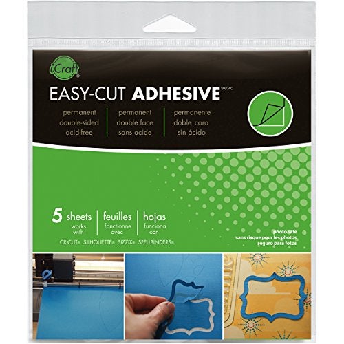 iCraft 3378 Easy-Cut Adhesive Sheets, 5.75" x 5.75" - Image 3