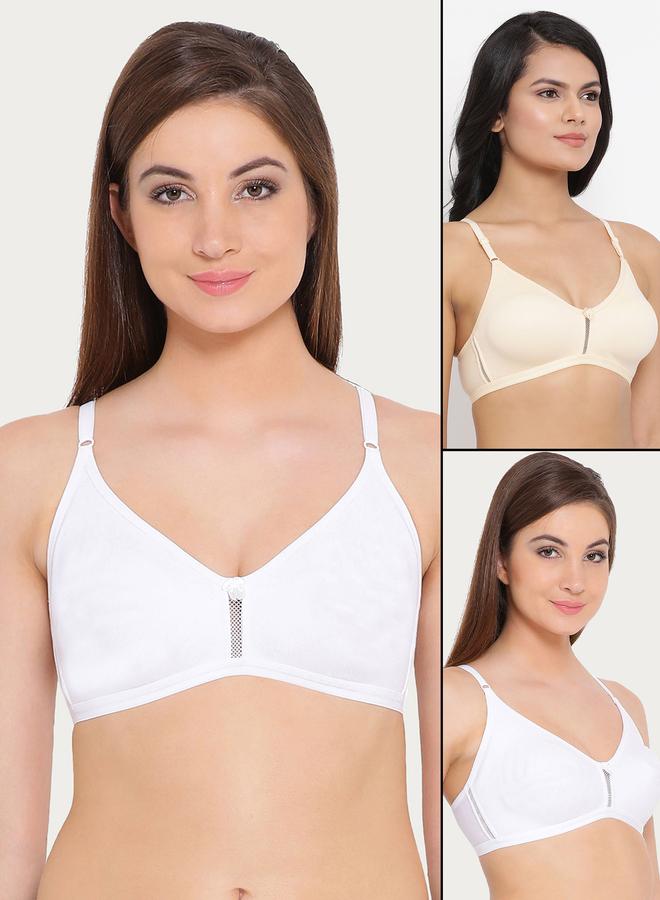 Clovia Set of 2 - Non-Padded Non-Wired Full Coverage Bra - Image 1