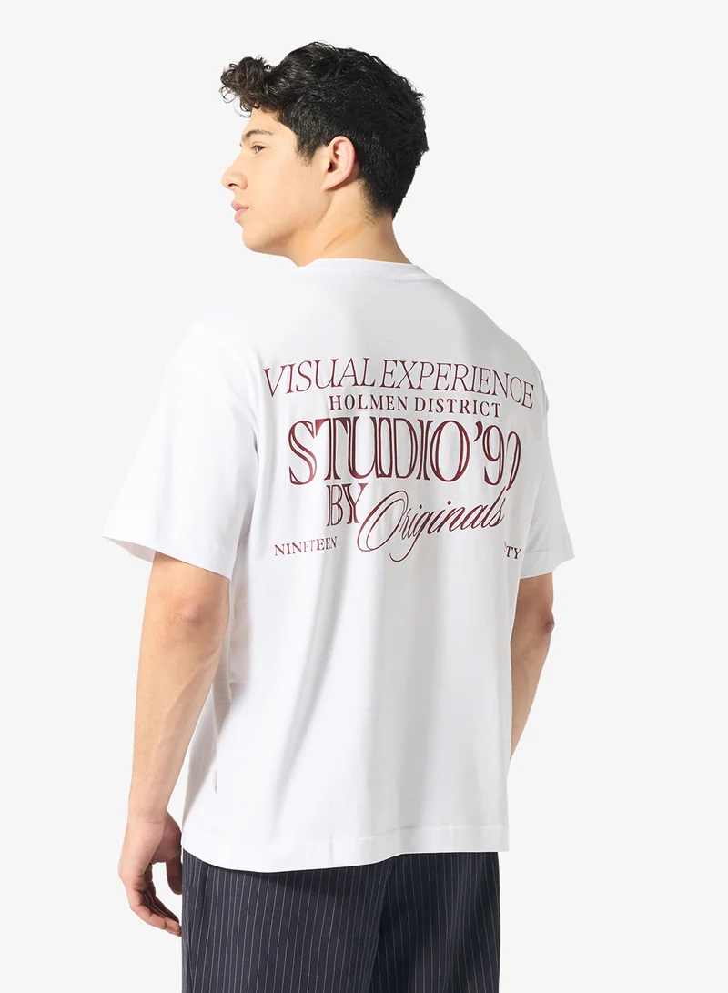 JACK & JONES Midtown Regular Fit Crew Neck T-Shirt