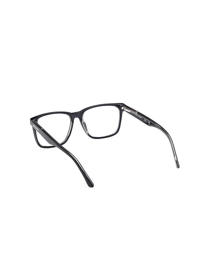 SKECHERS إطارات نظارات مستطيلة للرجال باللون الأسود/الكريستالي SKECHERS SE5010700154 54 مم - Image 3