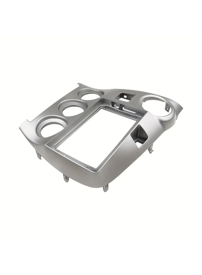 Silvery Double Din Radio Dash Kit For 2009 2014 Models Left Hand Drive Install Panel - Image 5