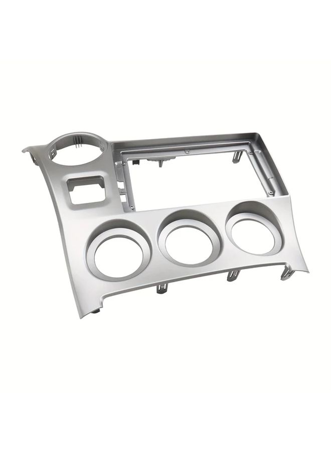 Silvery Double Din Radio Dash Kit For 2009 2014 Models Left Hand Drive Install Panel - Image 3