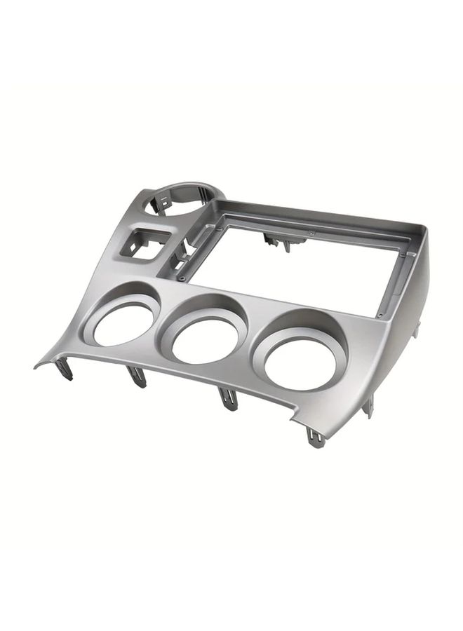 Silvery Double Din Radio Dash Kit For 2009 2014 Models Left Hand Drive Install Panel - Image 4