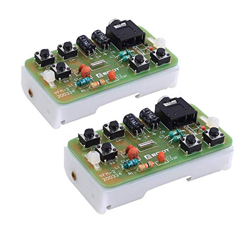 IS 2 PCS DIY Radio Kit, Icstation FM Radio Kit 76MHZ-108MHZ Soldering Project Radio Module DIY Kits Electronic Solder Practice Kit for Back to School STEM Labs Physics Science Educational - Image 1