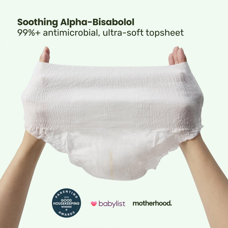 Parasol Clear+Dry Natural Disposable Diaper Pants, RashShield Protection and Active 360 Comfort Wrap, Hypoallergenic Training Diapers, Size 6 (4T-5T), 72 Count - Image 4