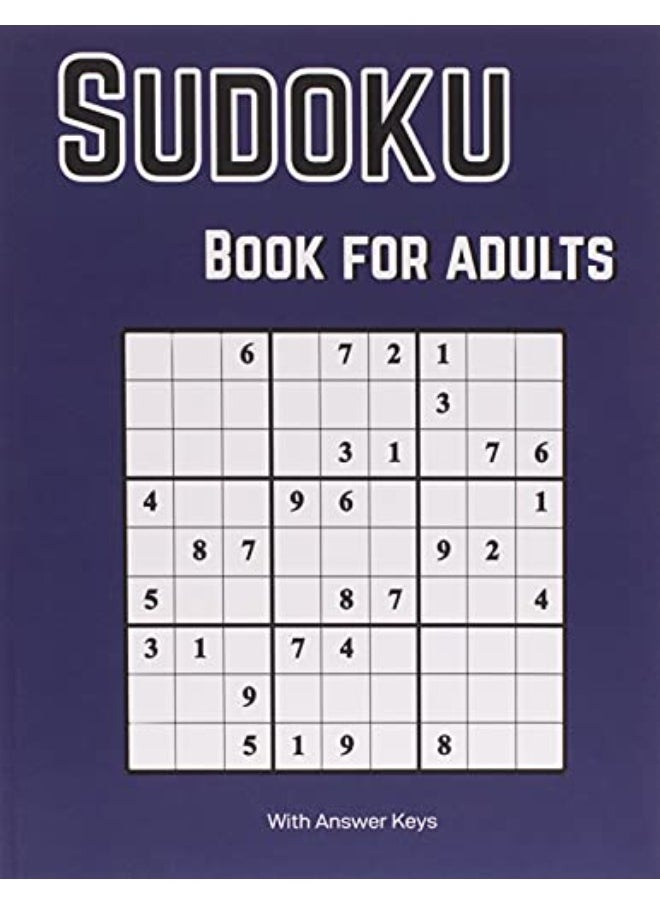 Sudoku Books for Adults: 200+ Zudoku Puzzle (Easy, Medium and Hard) 