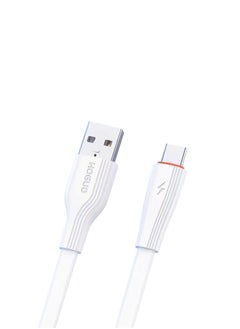 HOGUO 1 Meter USB Type-C Output 3A Data Sync Quick Charging Cable White  - Image 1