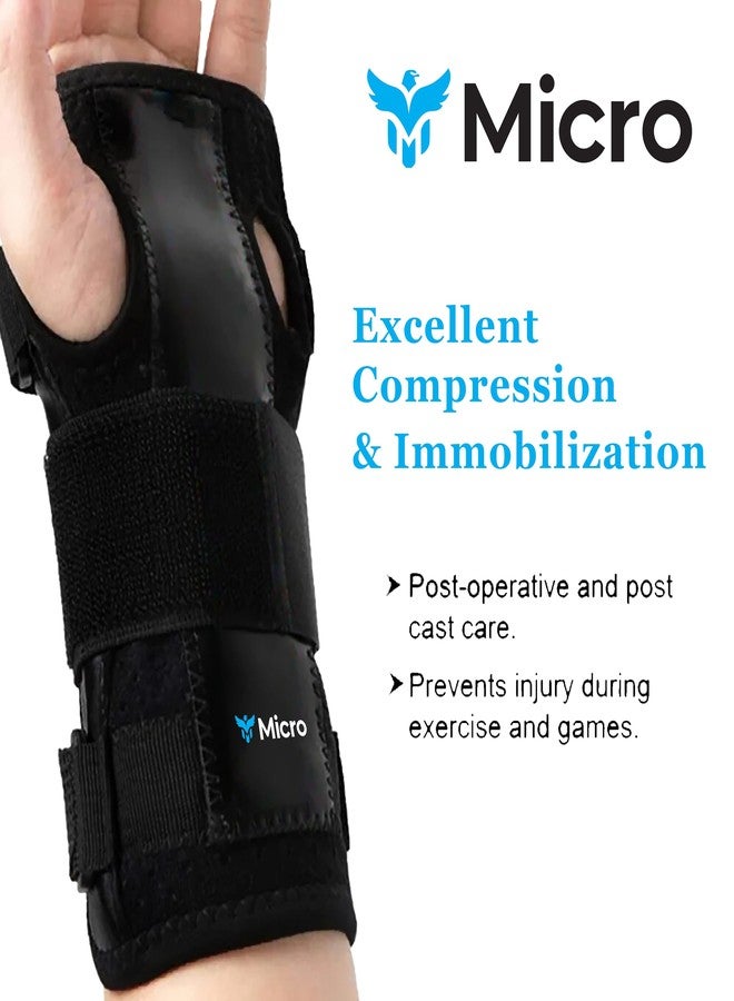 مايكرو سوار معصم من مزيج النيوبرين من MICRO meditex، دعامة للإبهام للرجال والنساء، دعامة لليد، دعامة لتخفيف آلام المعصم، دعامة للمعصم، يناسب اليد اليمنى واليسرى، مقاس واحد (XL) - Image 4