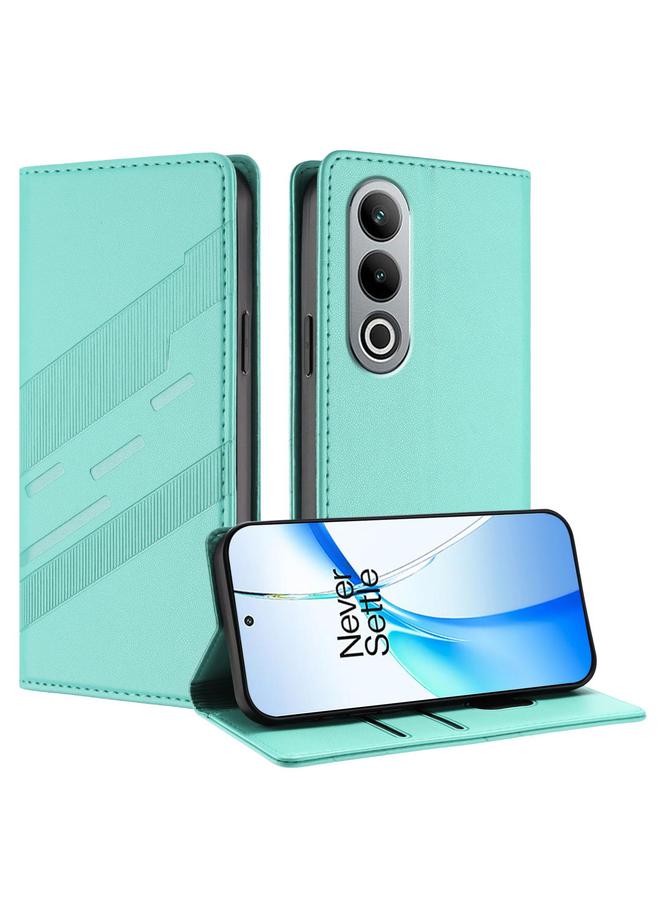 اس-توب جراب لهاتف OnePlus Nord CE4، جراب جلدي بتصميم محفظة متعدد الوظائف منقوش - Image 1