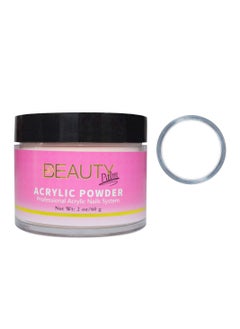 Beauty Palm Acrylic Powder Deep White Intense Colour Nail Polish  - Image 1