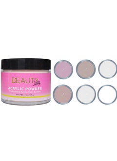 Beauty Palm Acrylic Powder Deep White Intense Colour Nail Polish  - Image 2