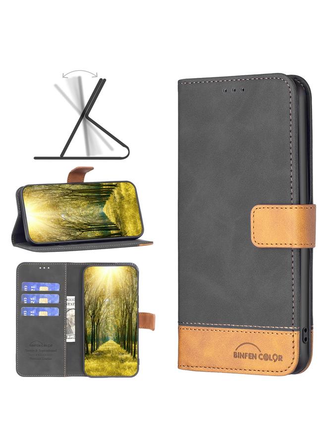 S-TOP Case For Samsung Galaxy A51 4G BF11 Color Matching Skin Feel Leather Phone Case - Image 1