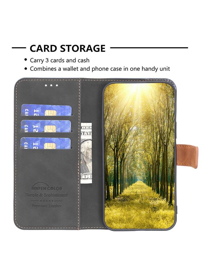 S-TOP Case For Samsung Galaxy A51 4G BF11 Color Matching Skin Feel Leather Phone Case - Image 4