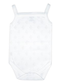 Babies Basic BabiesBasic Super Combed Cotton, Sleeveless Printed Bodysuit, for New Born to 24months. Set of 3, White  - Image 2