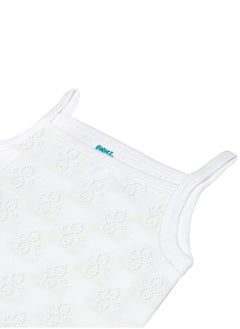 Babies Basic BabiesBasic Super Combed Cotton, Sleeveless Printed Bodysuit, for New Born to 24months. Set of 3, White  - Image 3