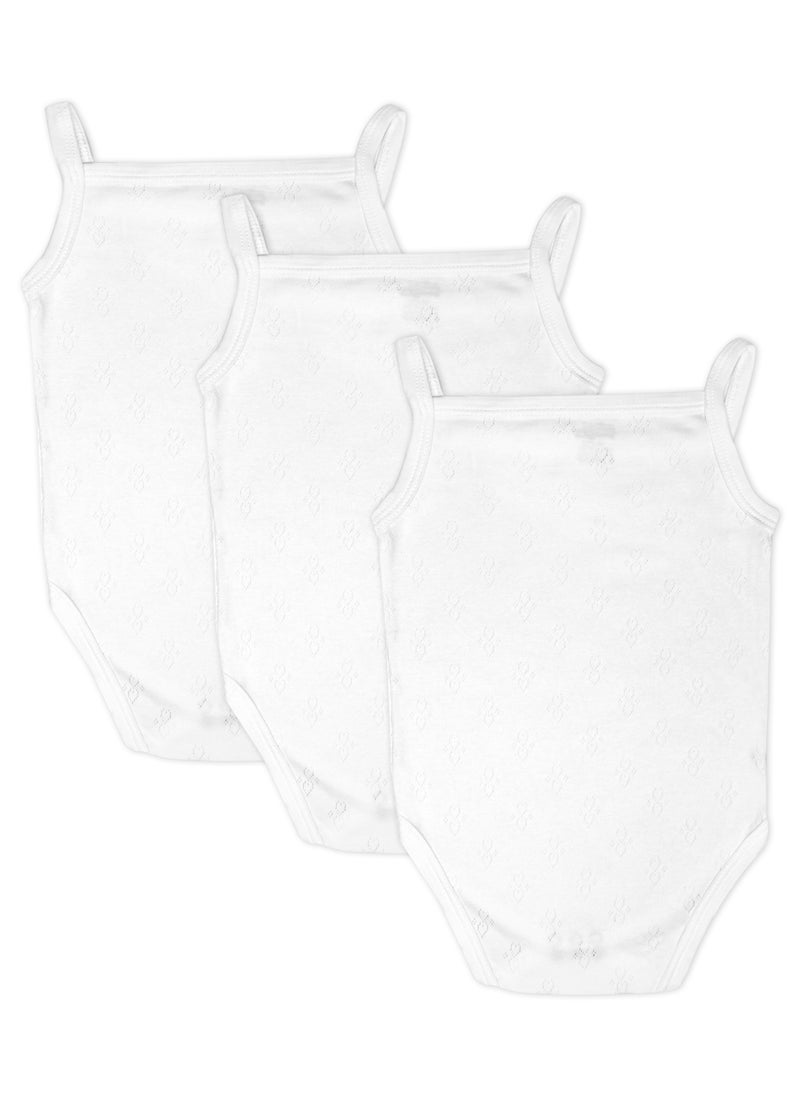 BabiesBasic Super Combed Cotton, Sleeveless Printed Bodysuit, for New Born to 24months. Set of 3, White - pzsku/Z0AF7BADAB50FD20F00F3Z/45/1741245560/29f0e0bc-02d5-4533-a5c1-8164af2efa5d