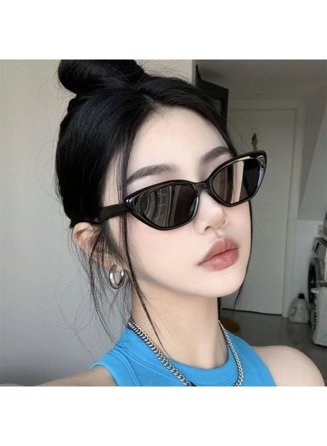 نظارات شمسية ضيقة وصغيرة بطراز عيني القطة المستقطبة للنساء - نظارات قيادة عصرية - Image 4