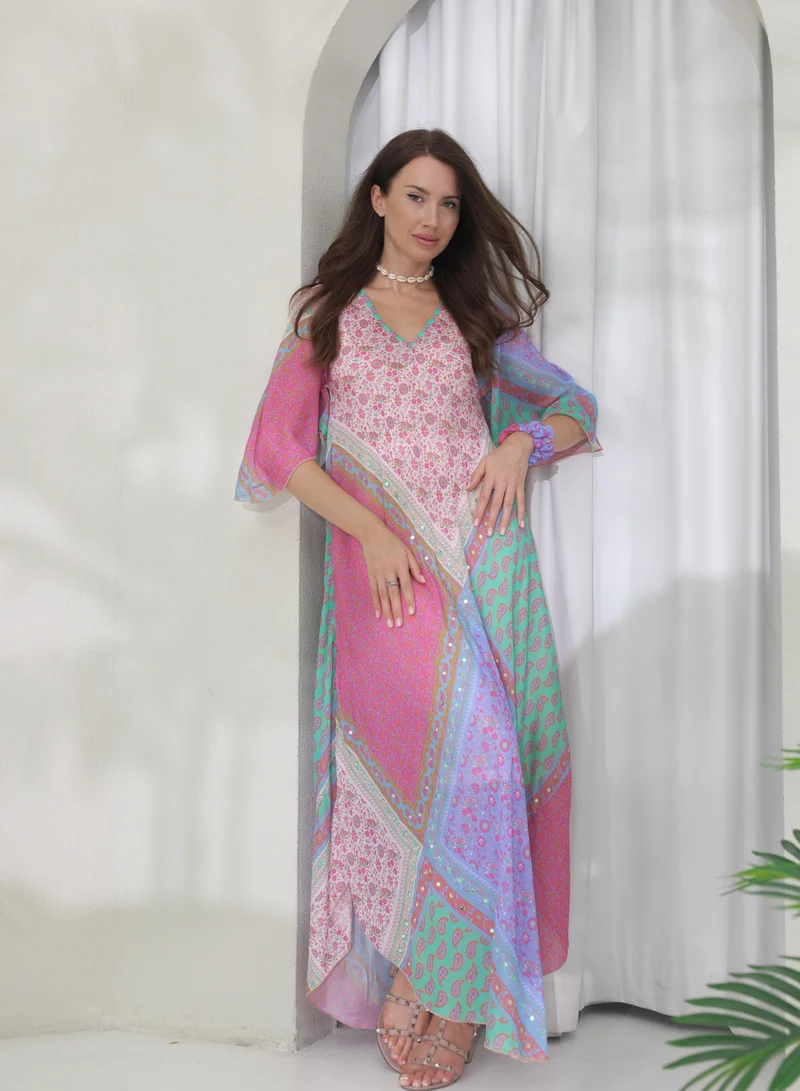 That’s My Gal Bandana Print Maxi Dress