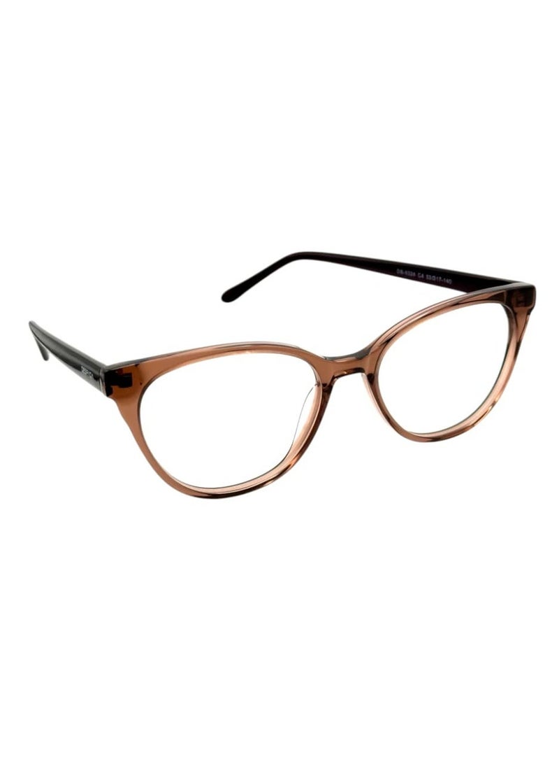 Modern Cat Eye Frame, Brown Rectangular Eyeglass Frames, Classic Optical Prescription Eyewear - Image 2