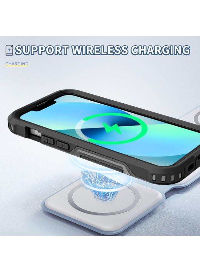 Zaboon Case For iPhone 13 3 in 1 PC + TPU Shockproof Phone Case - Image 5