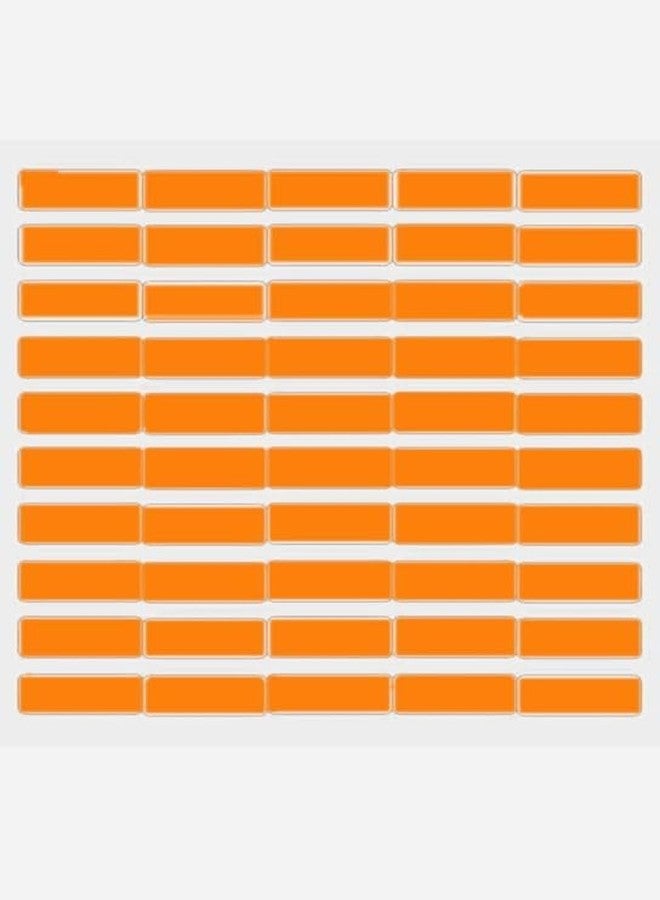 Sehgal Store Rectangular Shape Self Adhesive Paper Sticker Labels [ 20mmx10mm] for File Classification, Origanizing, School ad Office Pack of 1000 Sticker (Orange) - Image 1