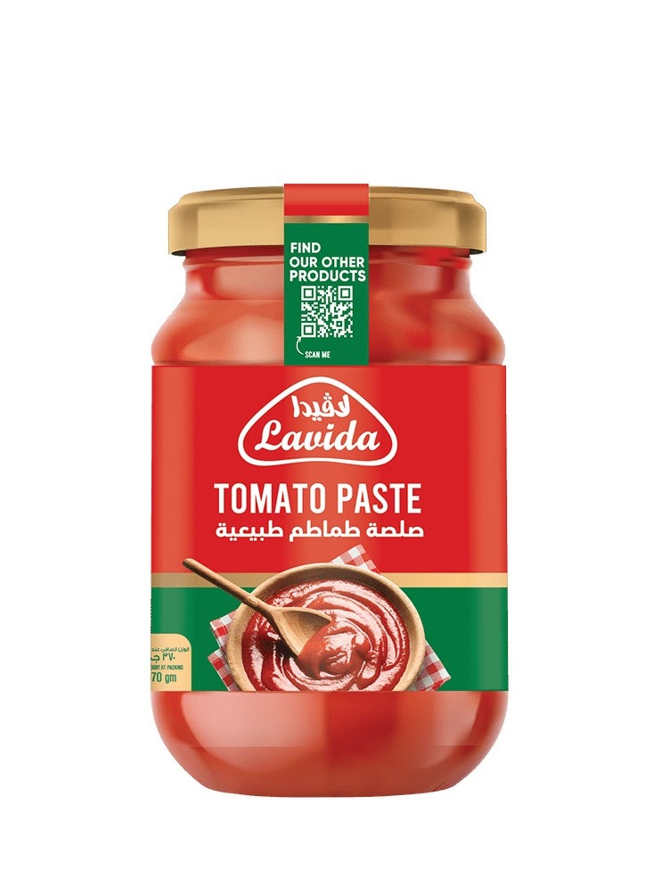 Lavida Tomato paste jar, 370 Gm 