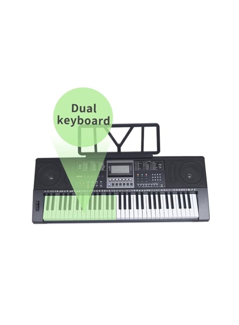 AIERSI Beginner Combo For Aiersi Touch Response 61 Keys Electronic Organ ARS1928BK - Image 5