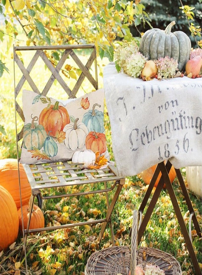 RABUSOFA Fall Pumpkin Pillows Decorative Throw Pillows12x20,Autumn Lumbar Coushion Covers,Thanksgiving Decorations Pillow Cases Outdoor Decor for Home Couch Farmhouse - Image 2