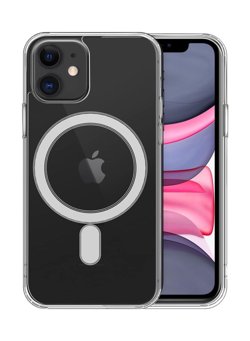 Compatible with iPhone 11 Pro clear Phone Case, Ultra-Thin Anti-Fall Anti-Scratch Anti-Yellow Silicone Protective Cover, for Magsafe Charger, Transparent 5.8 inch  - Image 1