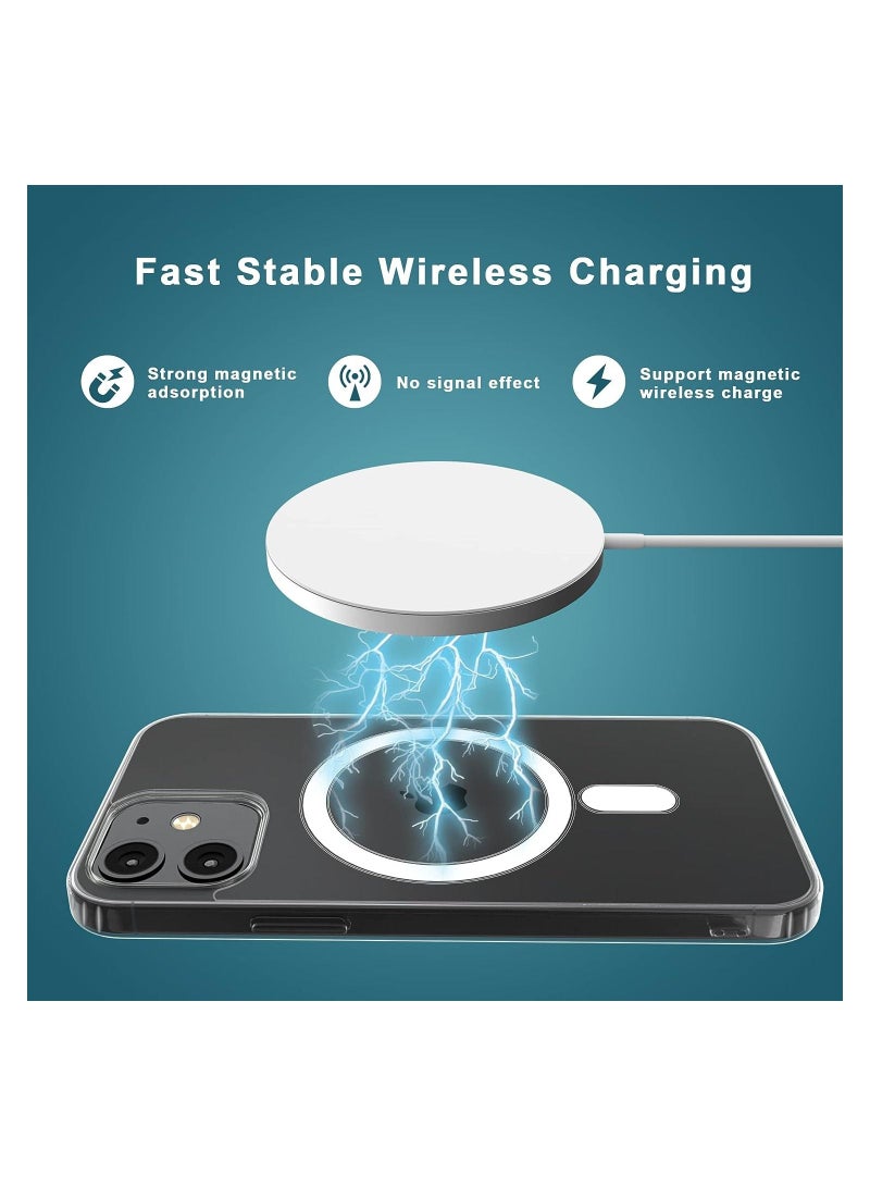 Compatible with iPhone 11 Pro clear Phone Case, Ultra-Thin Anti-Fall Anti-Scratch Anti-Yellow Silicone Protective Cover, for Magsafe Charger, Transparent 5.8 inch  - Image 3