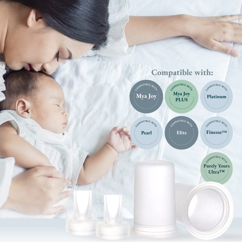 Ameda Universal Spare Parts Kit |  Breast Pump Accessories |  Breast Pump Parts | (2) Diaphragms  (2) Valves | Compatible with HygieniKit, MYA Joy, MYA Joy Plus  Pearl |  Pump Parts - Image 3