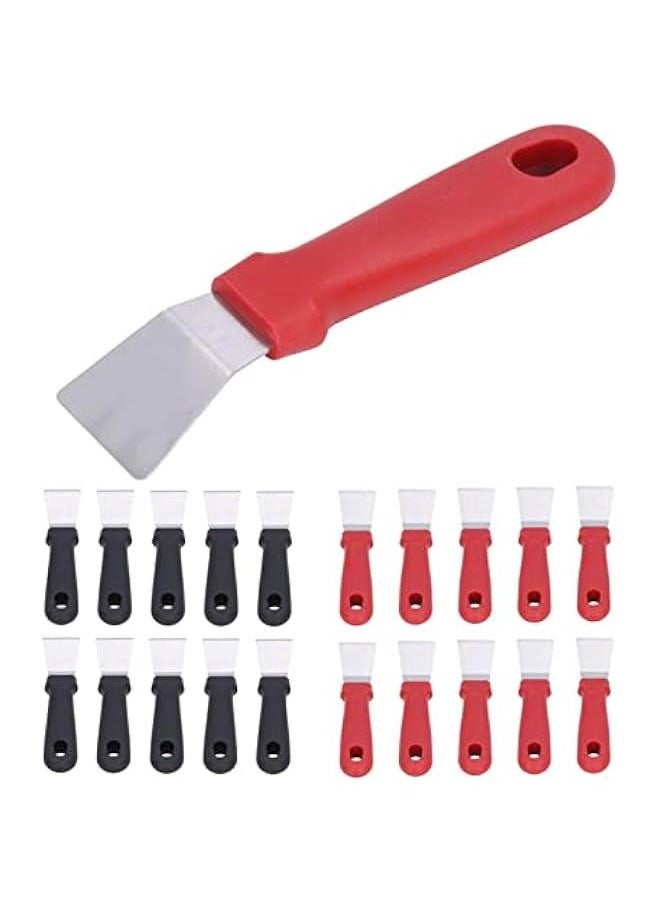 Generic - 10Pcs Defrosting Shovel Efficient washing avoid Slip Handle Hanging Hole Ice Scraper Deicing Tool for Kitchen(red), Fridge Freezer De Icer Ice Scraper, Fridge Freezer De Icer Ice Scraper, 10Pcs Def - Image 1