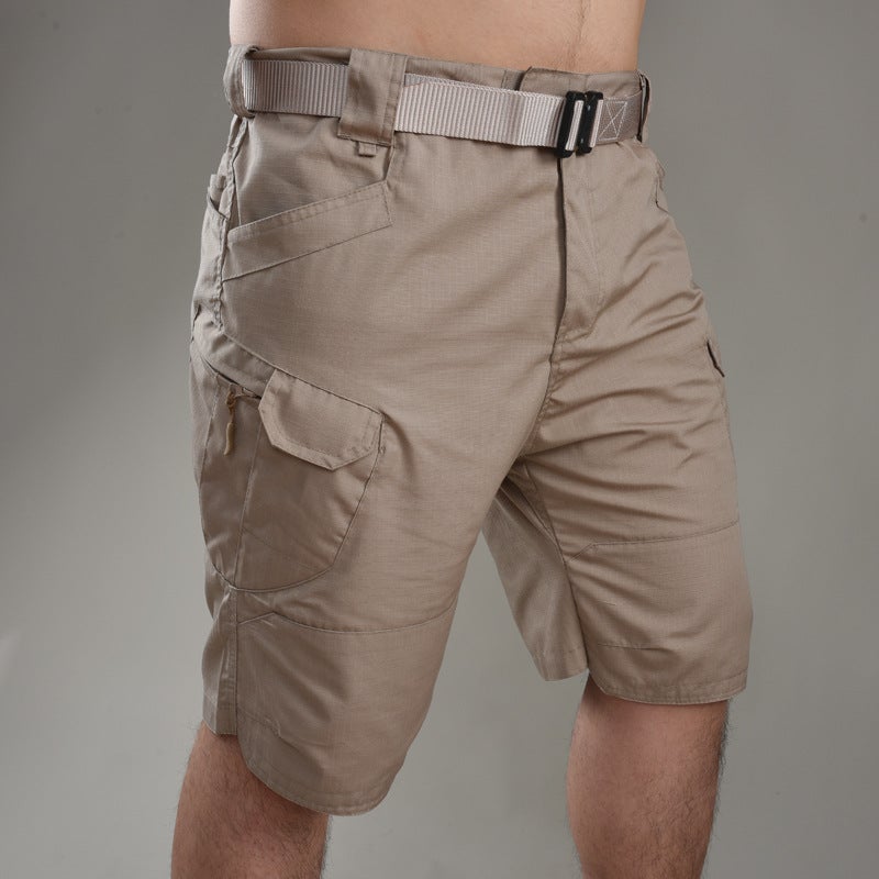 Cross-border manufacturers directly supply Archon IX7 tactical shorts improved version of urban outdoor overalls shorts tactical pants Khaki M - Image 1