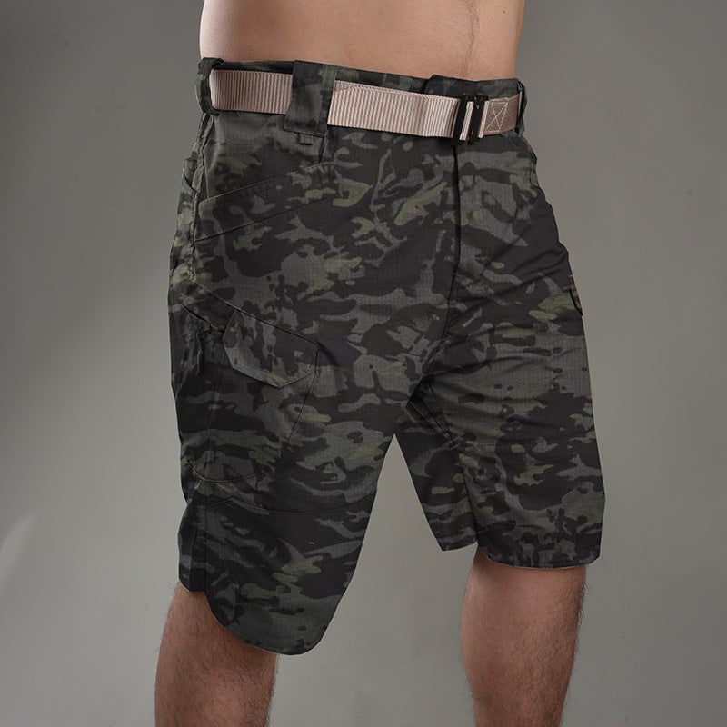 Cross-border manufacturers directly supply Archon IX7 tactical shorts improved version of urban outdoor overalls shorts tactical pants Khaki M - Image 5