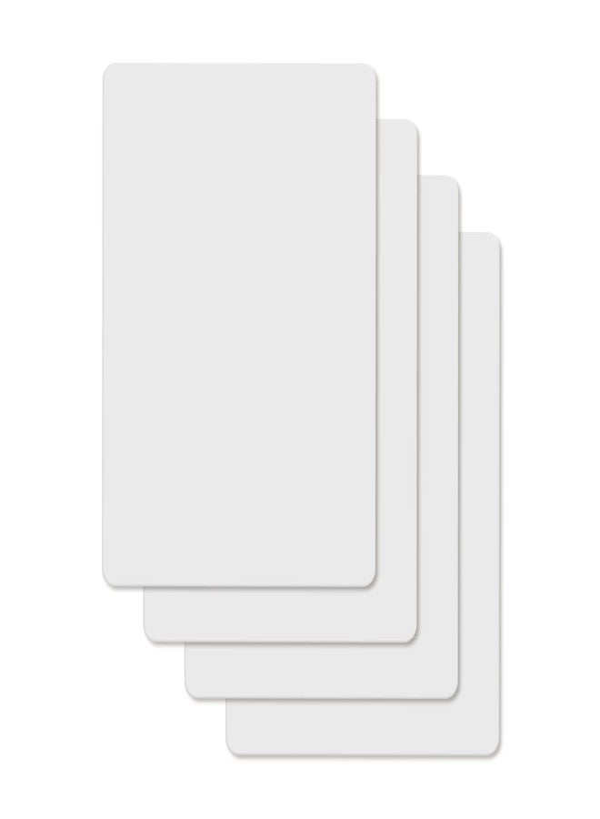 Counterart Cut N' Funnel Food Service Grade Heavy Gauge Flexible Cutting Board Mats 4 Pack 9” x 12” Made in the USA BPA Free Plastic Dishwasher Safe - Image 1