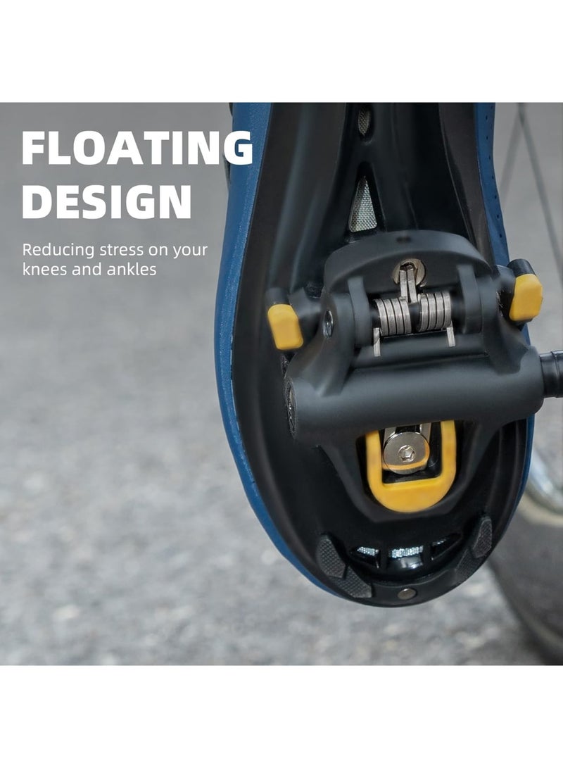 Barakah Bike Cleats Compatible with Shimano SPD Pedal Cleats, 6 Degrees Float for Indoor Cycling and Mountain Biking, Easy Release Design for Smooth Engagement and Efficient Power Transfer, Durable (Black) - Image 5
