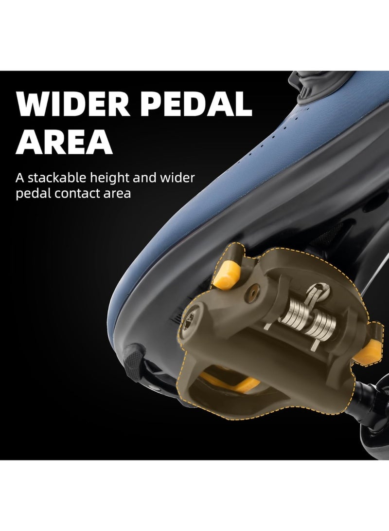 Barakah Bike Cleats Compatible with Shimano SPD Pedal Cleats, 6 Degrees Float for Indoor Cycling and Mountain Biking, Easy Release Design for Smooth Engagement and Efficient Power Transfer, Durable (Black) - Image 3