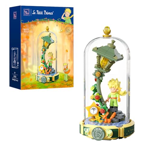 PANTASY Le Petit Prince Starlight Lamp Building Block Set-Creative DIY Model with Minifigure & Dust Cover Adults and Kids Premium Building Blocks for Home Decor - Image 1