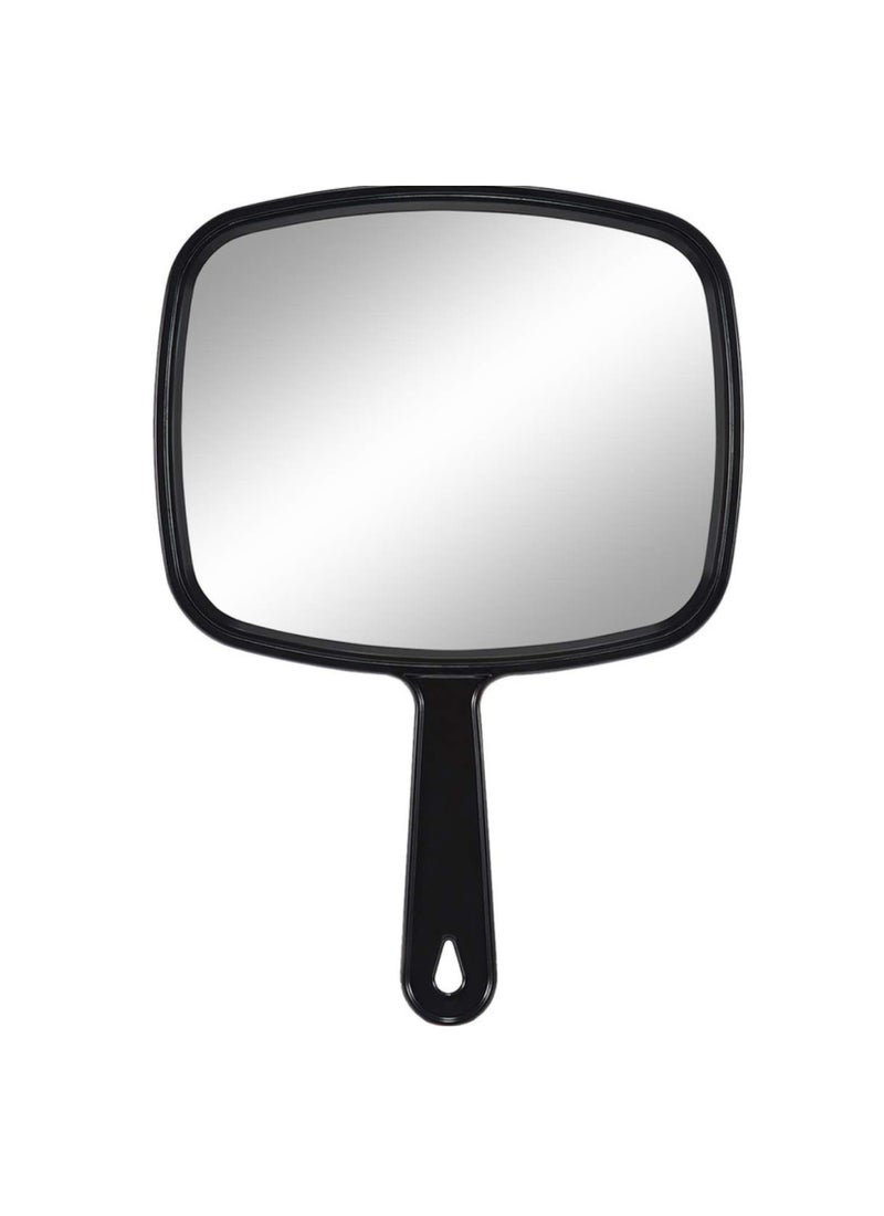 Large Hand Mirror Salon Barber Hairdressing Handheld Mirror With Handle Multicolor