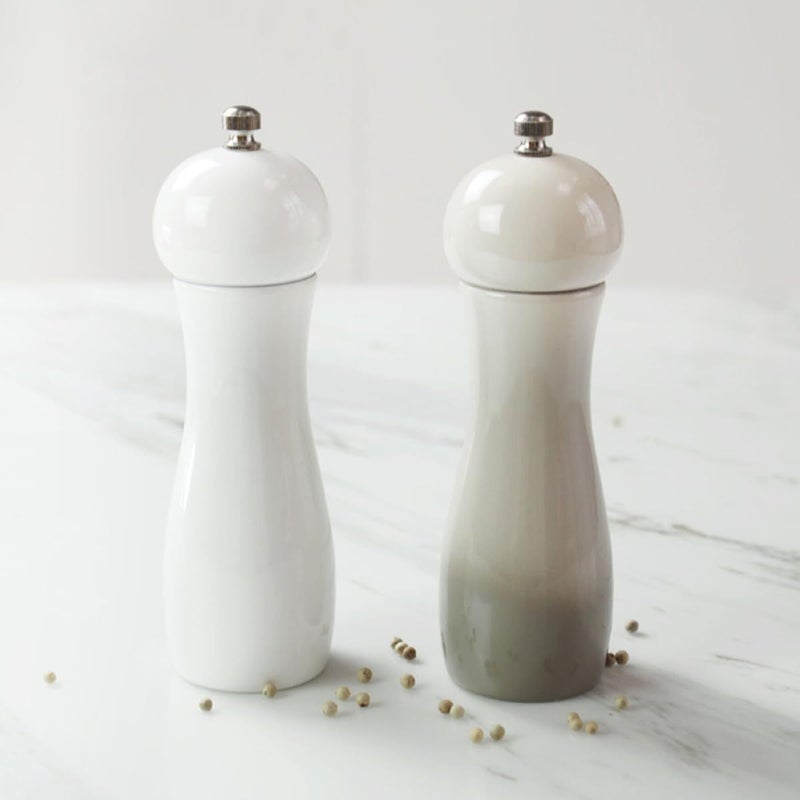 Manual Pepper Mill and Salt Shaker Set 6 Inch Portable Random Color Hand Operation Spice Grinder - Image 3