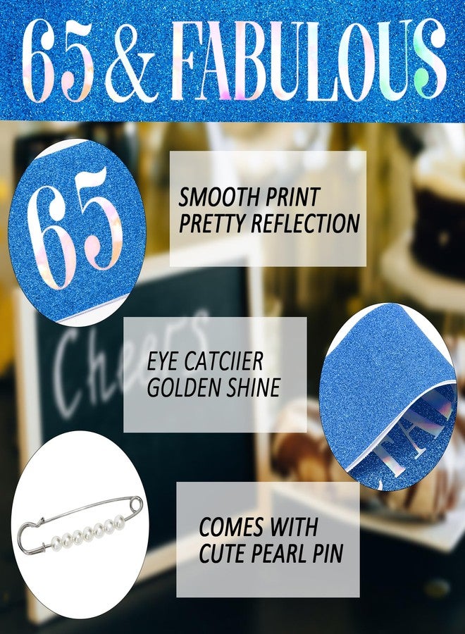 هابدو زينة عيد ميلاد هابدو الملكي الأزرق الـ 65 للنساء، وشاح وتاج عيد الميلاد الـ 65، وزينة حفلات رائعة مع تاج ووشاح - Image 4