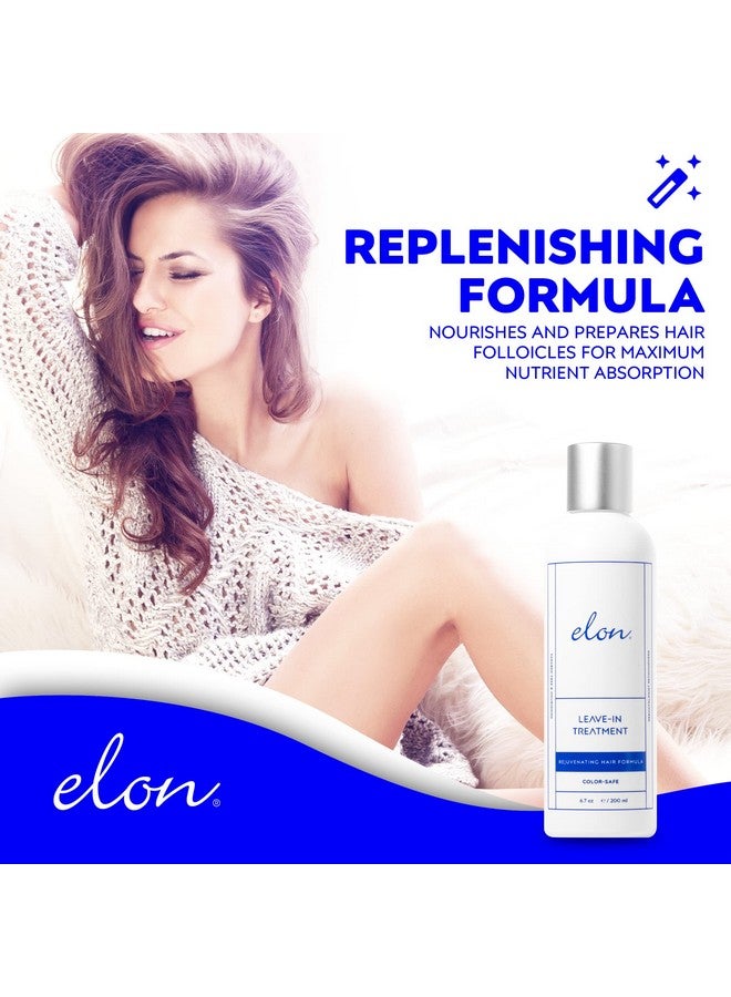 Elon Thinning Hair Leavein Hair Treatment Revitalizing Scalp Treatment For Hair Loss Hair Growth Treatment For Women Scalp Conditioner Suitable For All Hair Types (6.7Oz) - Image 5
