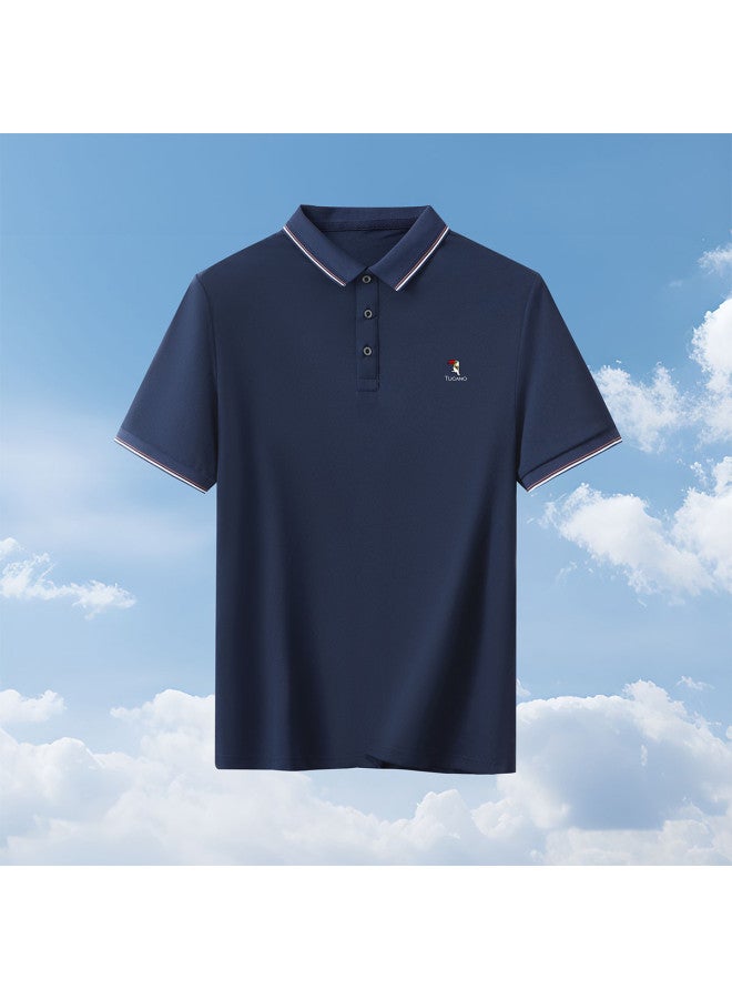 Tucano lightweight & Breathable Two-piece Set - Short Sleeve Polo Shirt With Collar & Casual Pants - Image 3