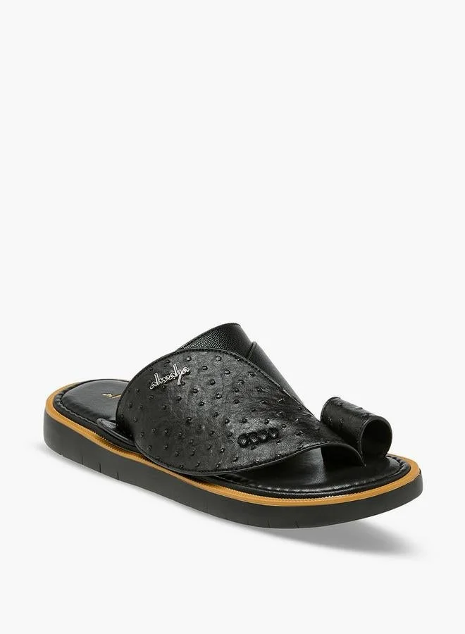 Al Waha Men Toe Loop Detail Arabic Sandals