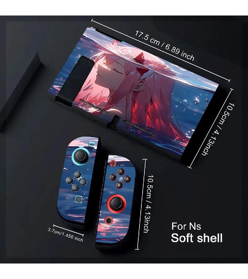 غلاف واقٍ لجهاز Switch 2 من مادة TPU - مقاوم للصدمات والخدوش، خفيف الوزن، مثالي للسفر للألعاب - Image 4